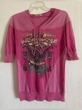 Skinny Minnie vintage hooded top